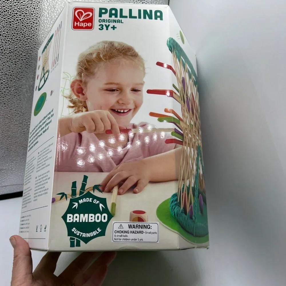 Hape/Palina/Bamboo/Educational Toy 3+/Natural Bamboo/Hand Eye Coordination- Moto